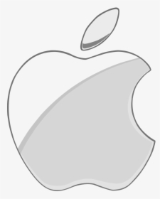 Apple Logo Desktop Wallpaper - Apple Logo Silver Black, HD Png Download, Free Download