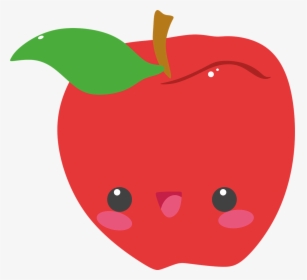 Apple, Red, Network, Juicy, Fruit, Happy, Cute, Nice - Clipart Cute Apple, HD Png Download, Free Download