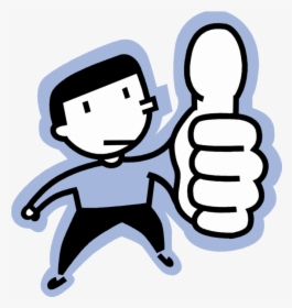 Thumbs Up Thumb Vector Illustration Clip Art Free Images - Thumb Up Vector Png, Transparent Png, Free Download