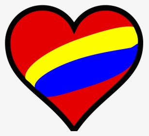 Colombia National Football Team Computer Icons Heart - Corazon Colombia Png, Transparent Png, Free Download
