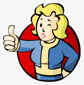 Hd Vault Girl - Vault Boy Fallout Logo, HD Png Download, Free Download