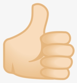 Thumbs Up Light Skin Tone Icon - Emoji Polegar Para Cima, HD Png Download, Free Download