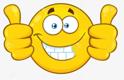 Thumbs Up Two Clipart X Transparent Png - Smiling Stars Thumbs Up, Png Download, Free Download
