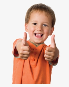 Thumbs Up Kid Png - Happy Kid, Transparent Png, Free Download