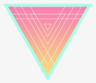 #geometric #triangle #shapes #retro #80s #pastel#freetoedit - 80s Retro Shapes Png, Transparent Png, Free Download