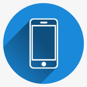 Transparent Blue Phone Icon, HD Png Download, Free Download