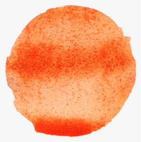 Watercolor Circle Orange - Sphere, HD Png Download, Free Download