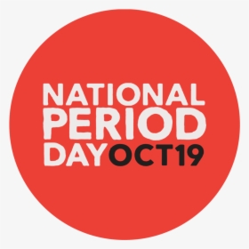 Logo Circle Red - National Period Day Rally, HD Png Download, Free Download