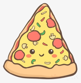 Pizza Drawing Food Transparent Image Clipart Free Png - Cute Pizza Clipart, Png Download, Free Download