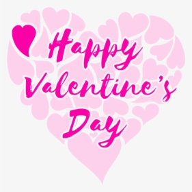 Happy Valentines Day Clipart Valentine S Title With - Graphic Design, HD Png Download, Free Download
