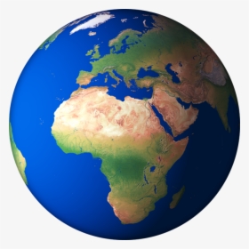 3d Earth Png - Africa 3d Globe Map, Transparent Png, Free Download