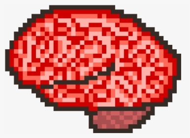 Brain Pixel Art Png, Transparent Png, Free Download