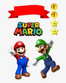 Super Mario Png - Topper Mario Bros, Transparent Png, Free Download