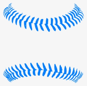Baby Blue Stitch Baseball Svg Clip Arts - Baseball Stitches Clipart Black And White, HD Png Download, Free Download
