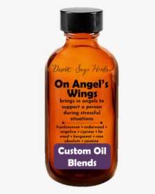 On Angels Wings - Glass Bottle, HD Png Download, Free Download