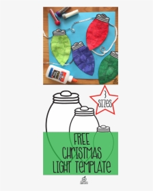 Free String Of Christmas Lights Png - Christmas Light Template Kinder, Transparent Png, Free Download