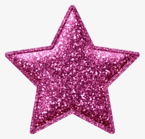 Stars - Pink Glitter Star Clipart, HD Png Download, Free Download