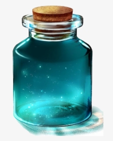 Anime Sparkles Png - Galaxy In Bottle Art, Transparent Png, Free Download