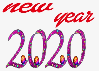 New Year Png Image 2020 Transparent Background - Oval, Png Download, Free Download