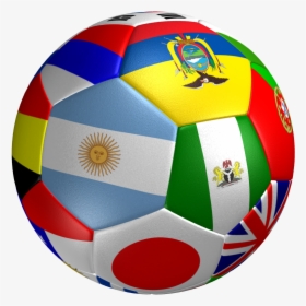 Clip Art 3d Soccer Ball - World Cup Flag Football, HD Png Download, Free Download