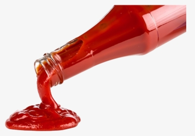 Red Sauce Transparent - Sauce Pouring From Bottle, HD Png Download, Free Download