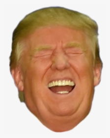 Donald Trump Png Smiling - Donald Trump Hard Laughing, Transparent Png, Free Download