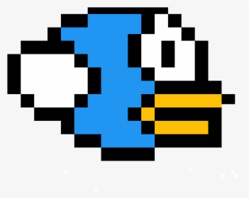Pocket Edition Flappy Bird Pixel Art Image - Flappy Bird Bird Png, Transparent Png, Free Download