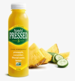 Naked Pressed Juice Pineapple , Png Download - Naked Juice Pressed Cool Pineapple, Transparent Png, Free Download