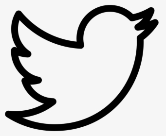 Twitter Logo Outline - Transparent Twitter Logo Outline, HD Png Download, Free Download
