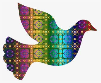 Colorful Dove Png Hd, Transparent Png - Dove Colorful Peace Symbol, Png Download, Free Download