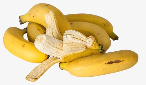Unpeeled And Peeled Bananas Png Image - Unpeeled Bananas, Transparent Png, Free Download