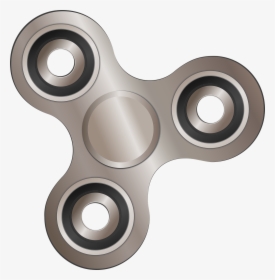 Fidget Spinner Grey Stress Free Picture - Fidget Spinner No Background, HD Png Download, Free Download