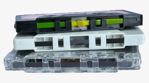 Stack Of Cassette Tapes, HD Png Download, Free Download