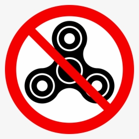 No Autism Clip Arts - No Fidget Spinner Sign, HD Png Download, Free Download