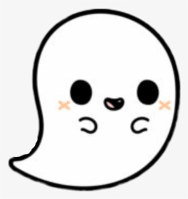 Cute Ghost Sticker Transparent - Cute Ghost Png, Png Download, Free Download