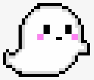 Cute Ghost Png - Cute Ghost Pixel Art, Transparent Png, Free Download