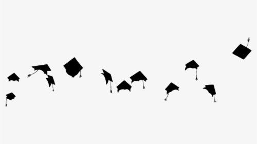 Graduation Cap Clipart Flying, HD Png Download, Free Download