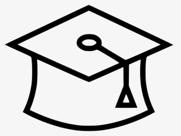 Graduation Cap Learn - White Graduation Cap Background, HD Png Download, Free Download