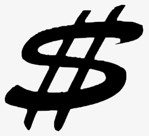 Clipart - Money - Graffiti Money Sign Png, Transparent Png, Free Download