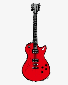 Red Electric Guitar Png Pic - Red Electric Guitar Png, Transparent Png, Free Download