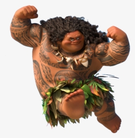 Moana Maui Background Tattoos Png - Moana All The Characters, Transparent Png, Free Download