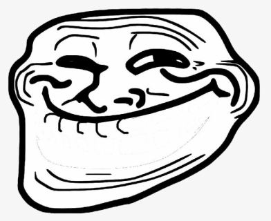 Troll Face F Mouth - Troll Png, Transparent Png, Free Download