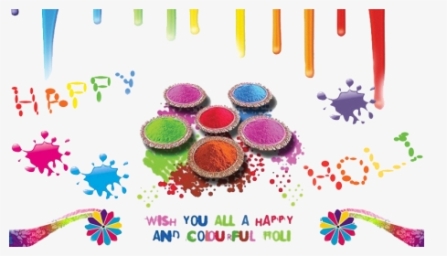 Holi Pictures For Drawing - Gif Animation Happy Holi Gif, HD Png Download, Free Download