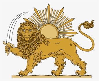 Persian Flag Lion, HD Png Download, Free Download