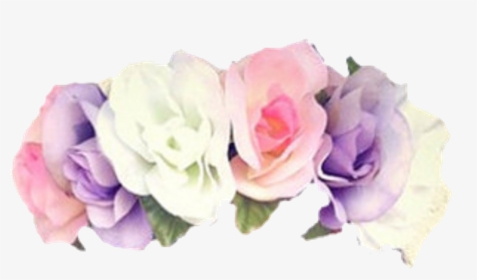 Flowers Flower Floral Crowns Crown Roses Rose - Aesthetic Flower Crown Transparent, HD Png Download, Free Download