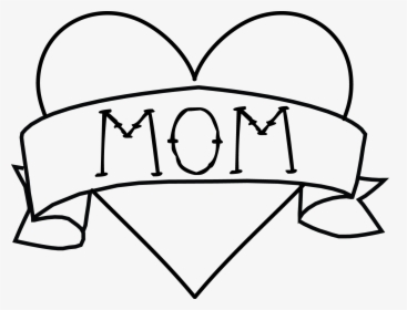 Mom Tattoo Png - Banner Clipart Transparent Background, Png Download, Free Download