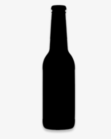 Beer Bottle Clip Art Vector Graphics - Black And White Beer, HD Png Download, Free Download
