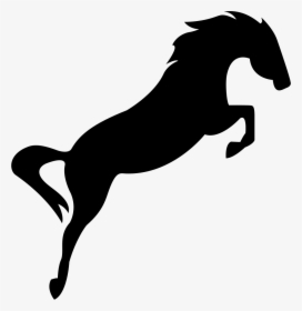 Horse Logo Silhouette - Horse Silhouette Jump, HD Png Download, Free Download