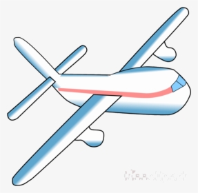 Airplane Transparent Background Plane Clipart Aircraft - Cartoon Aeroplane Transparent Background, HD Png Download, Free Download