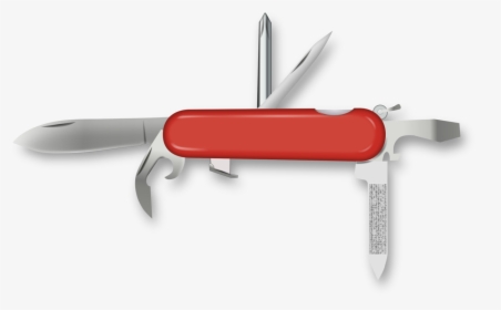 Swiss Army Knife, Knife, Swiss, Tool, Multifunctional - Transparent Swiss Army Knife Vector, HD Png Download, Free Download